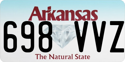 AR license plate 698VVZ