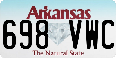 AR license plate 698VWC