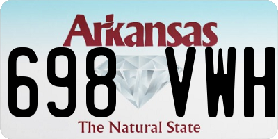 AR license plate 698VWH