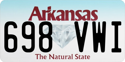 AR license plate 698VWI