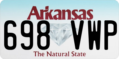 AR license plate 698VWP