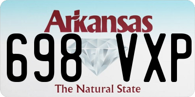 AR license plate 698VXP
