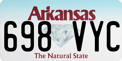 AR license plate 698VYC