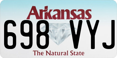 AR license plate 698VYJ