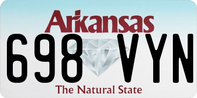 AR license plate 698VYN