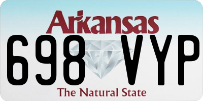 AR license plate 698VYP