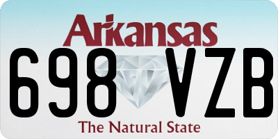 AR license plate 698VZB