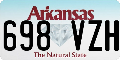 AR license plate 698VZH