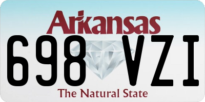 AR license plate 698VZI
