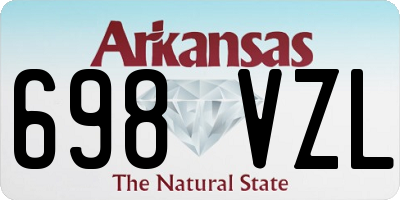 AR license plate 698VZL