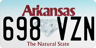 AR license plate 698VZN