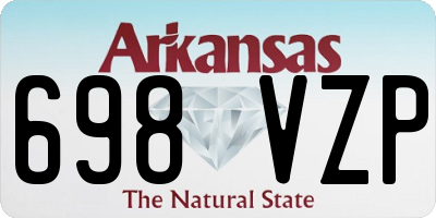 AR license plate 698VZP