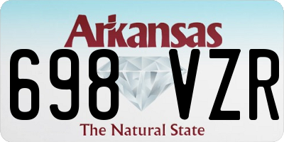 AR license plate 698VZR