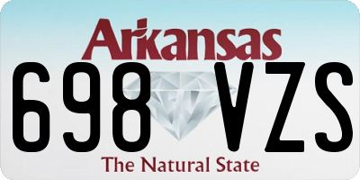 AR license plate 698VZS