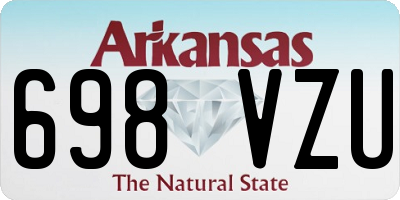 AR license plate 698VZU