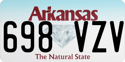 AR license plate 698VZV