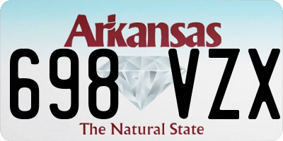 AR license plate 698VZX