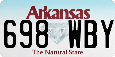 AR license plate 698WBY