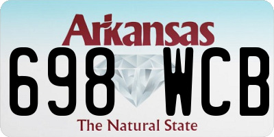 AR license plate 698WCB