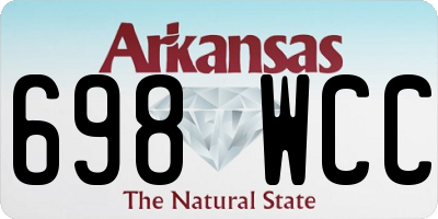 AR license plate 698WCC