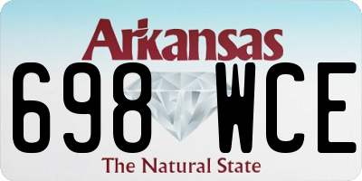 AR license plate 698WCE