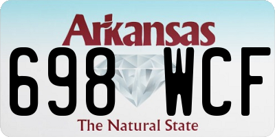 AR license plate 698WCF