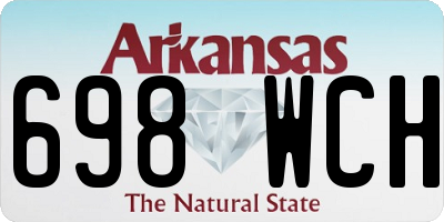 AR license plate 698WCH