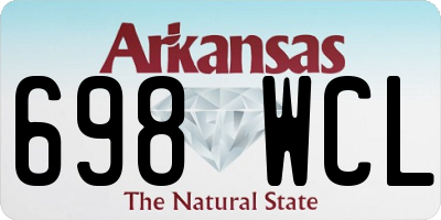 AR license plate 698WCL