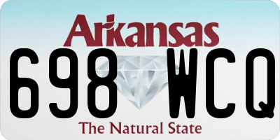 AR license plate 698WCQ