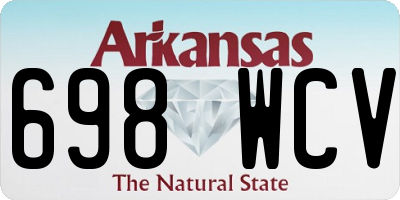 AR license plate 698WCV