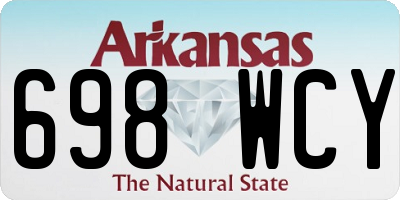 AR license plate 698WCY