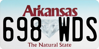 AR license plate 698WDS
