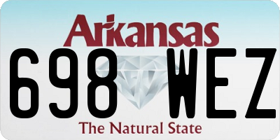 AR license plate 698WEZ
