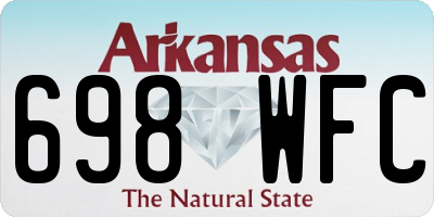 AR license plate 698WFC