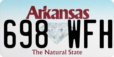 AR license plate 698WFH