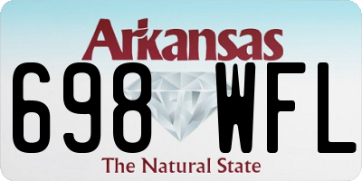 AR license plate 698WFL