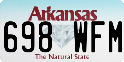 AR license plate 698WFM