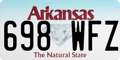 AR license plate 698WFZ