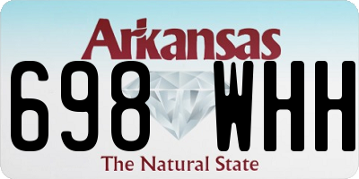 AR license plate 698WHH