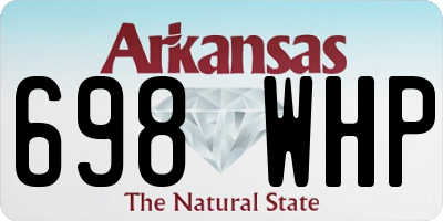AR license plate 698WHP