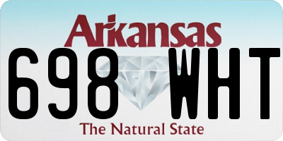 AR license plate 698WHT