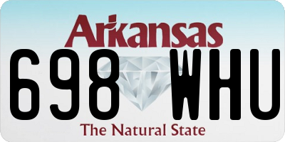 AR license plate 698WHU