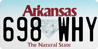 AR license plate 698WHY