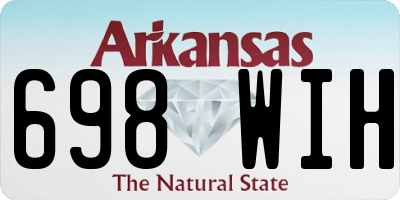 AR license plate 698WIH
