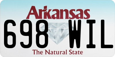 AR license plate 698WIL