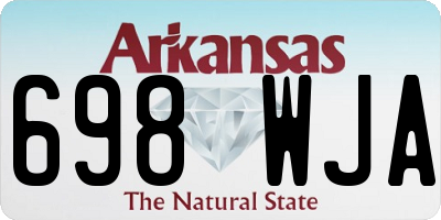 AR license plate 698WJA