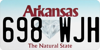AR license plate 698WJH