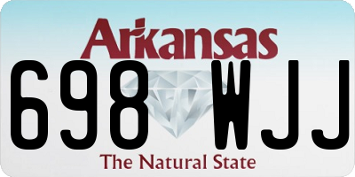 AR license plate 698WJJ