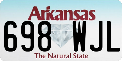 AR license plate 698WJL