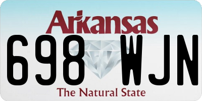 AR license plate 698WJN